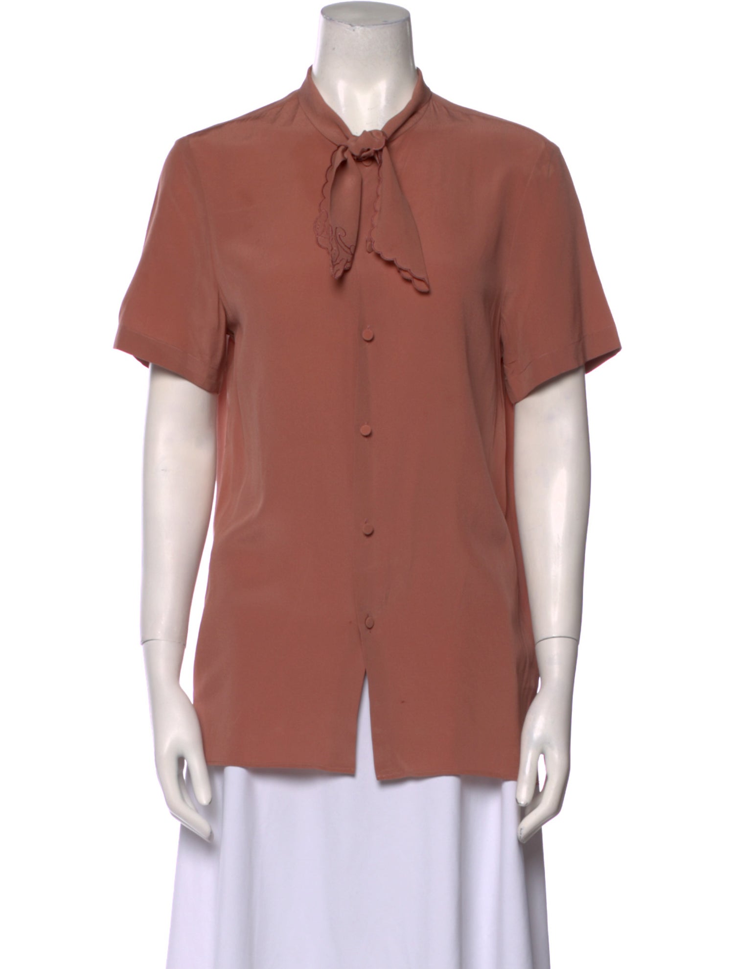 Gucci 2016 Silk Button-Up Top